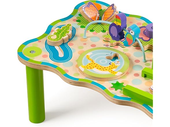 First Play Children’s Jungle Wooden Activity Table