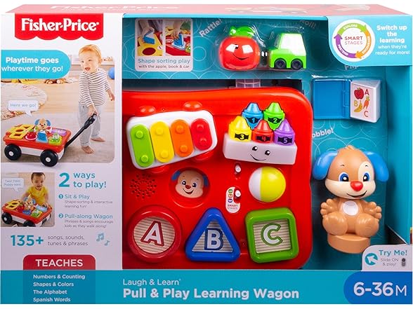 Fisher-Price Toy Pull & Play Learning Wagon