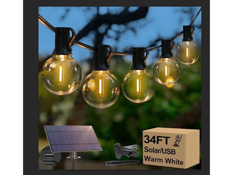 Lakumu G40 Solar String Lights - Gallery 12