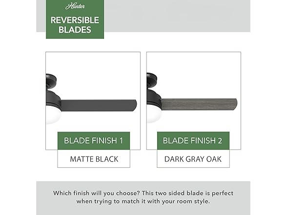 Hunter Fan 52 Inch Matte Black Indoor Ceiling Fan