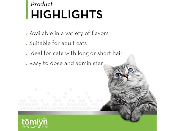 TOMLYN Laxatone Catnip Flavored Hairball Remedy Gel