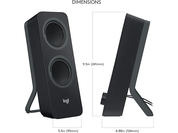 Logitech Z207 2.0 Stereo Computer Speakers