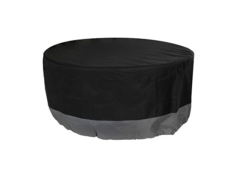 Sunnydaze Decor NY-272 Round Fire Pit Cover Gray/Black 40 I