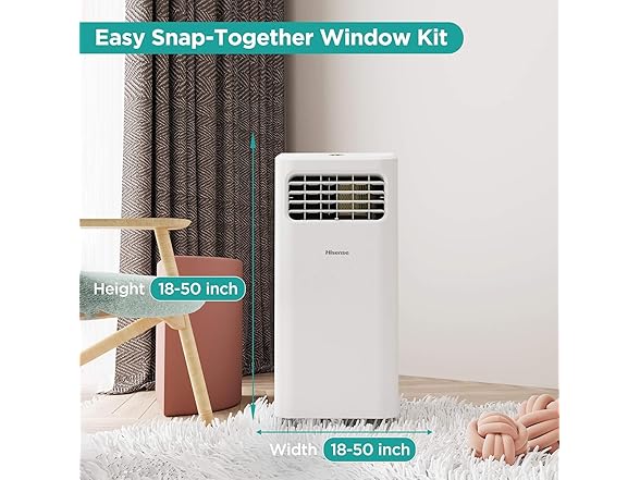 Hisense 6,000 BTU Cooling Dehumidifier Fan AC