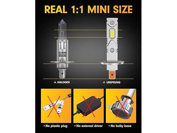 Ursprung H1 Fog Light 26000LM 6500K