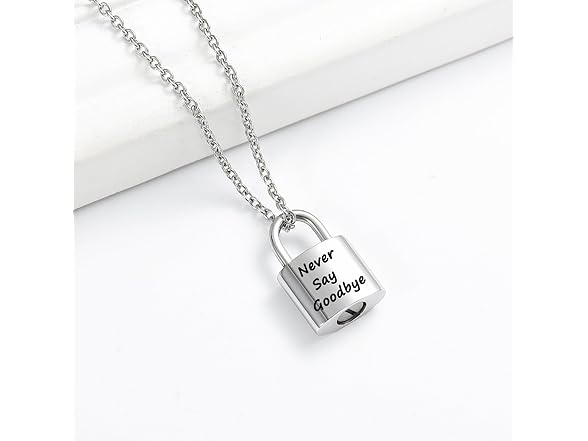 RJCMJDEU Lock Urn Necklace for Ashes