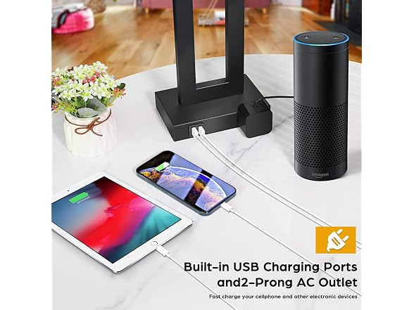 Set of 2 Modern Touch Control Table Lamps