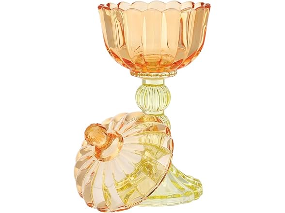 47th & Main Inspired Glass Candy Jar Pedestal Base