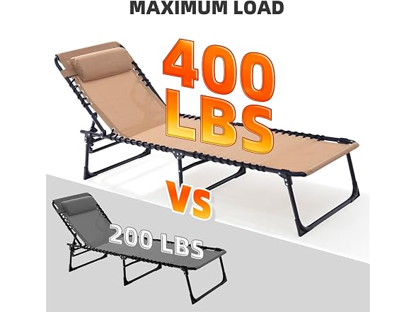 Foristrail Folding Chaise Lounge Set of 2 - Gallery 4