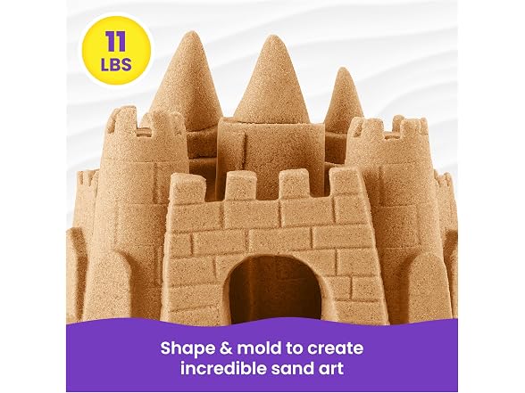 Kinetic Sand, 11lb (5kg) Natural Brown Play Sand