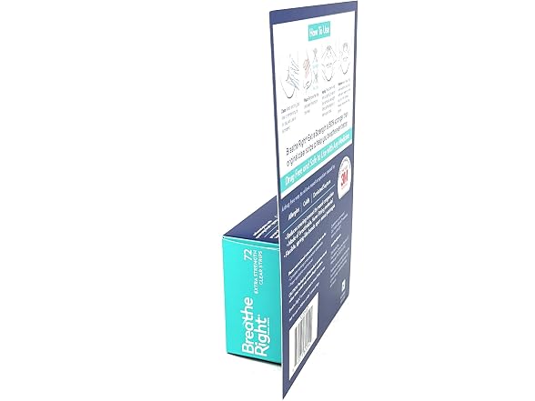 Breathe Right Nasal Strips Extra Clear Sensitive