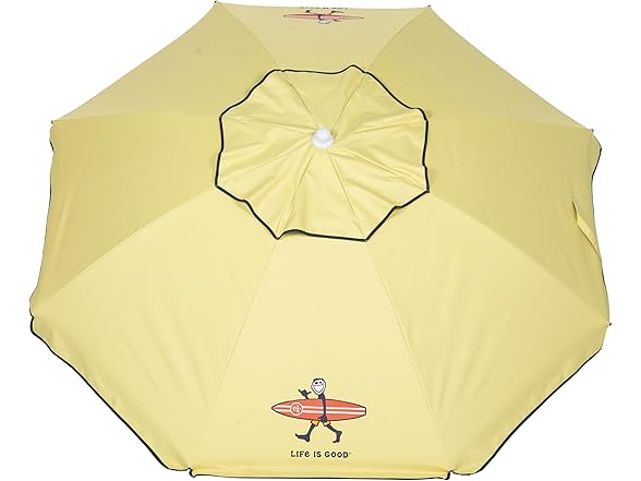 Life is Good 6.5' Outdoor Beach Umbrella