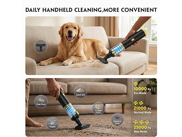 CROS 4-in-1 Mini Cordless Vacuum Cleaner