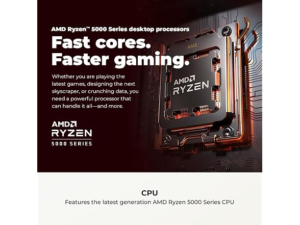 CyberPowerPC (R5 5500, RX 6500 XT)