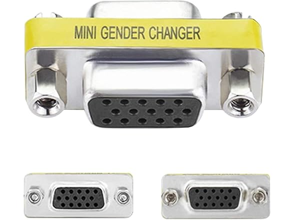 Coupler 15 Pin VGA SVGA Female to Female