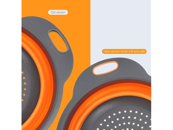 WeTest Collapsible Colanders w/Handles