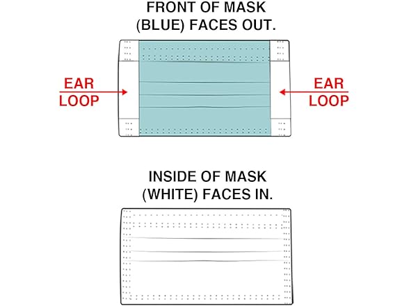 Basic Resources Earloop Face Mask, 50pk