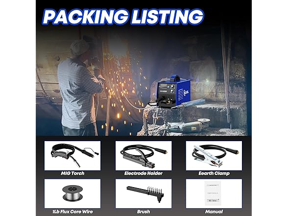 SILVEL 160Amp MIG Welder,110V Flux Core