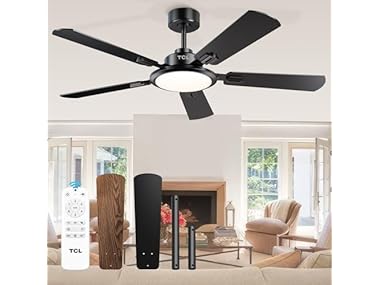 $70.99, Was $179.99, 60% Off! 52 Ceiling Fan w/ Light & Remote dealfomo
