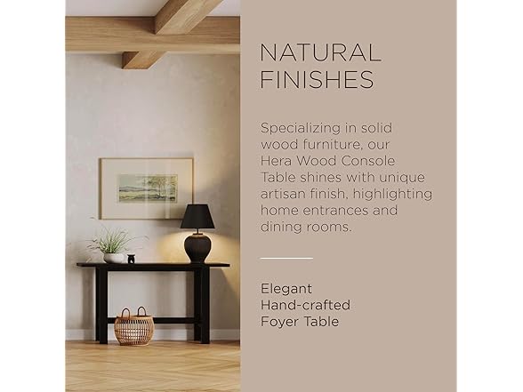 Maven Lane Hera Rustic Accent Console Table