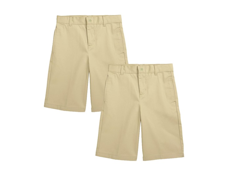 2PK Boys Stretch Cotton Chino Shorts