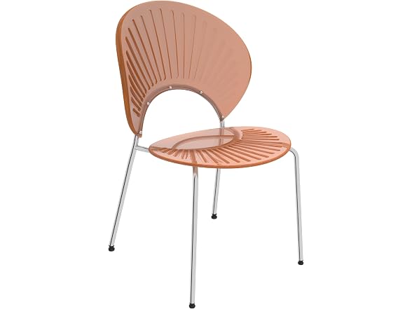 LeisureMod OC20A2 Opulent Dining Chair Amber