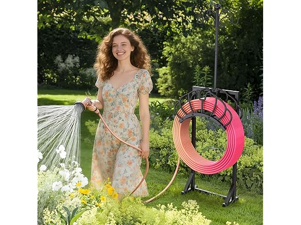 COZEER 2 In 1 Garden Hose Holder