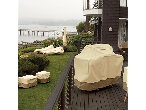 Patio V-Shaped Sectional Sofa Cover, Large