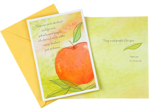 Hallmark Hallmark Teacher Appreciation Card