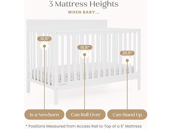 Delta Children Isabelle 6-in-1 Convertible Crib