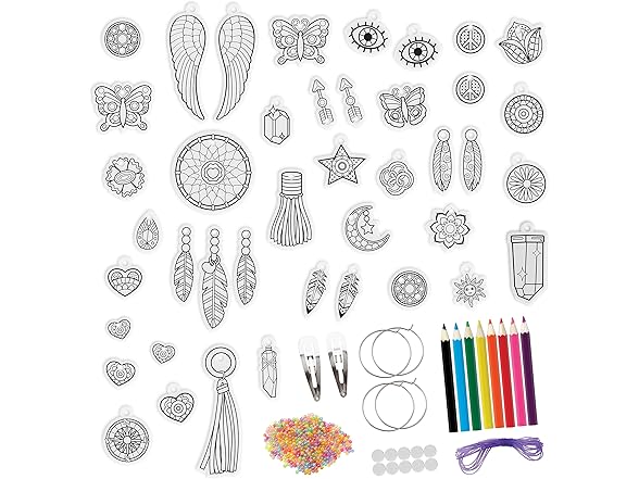 Just Play Shrinky Dinks 68-piece Jewelry Kit