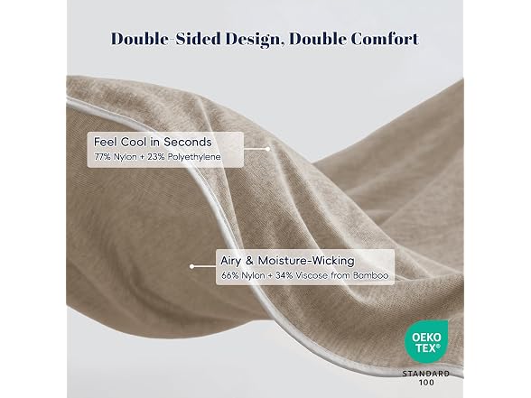 PHF Taupe Cooling Blanket King 108"x90"