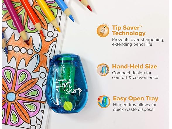 Bostitch Pencil Sharpener 3pk