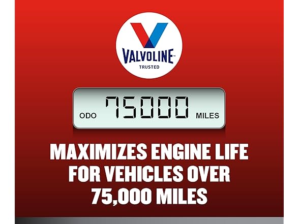 Valvoline Full Synthetic High Mileage Motor Oil 5 QT