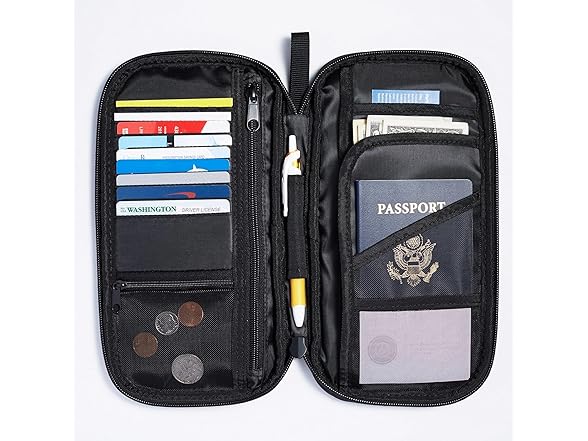 Amazon Basics RFID-blocking Passport Wallet