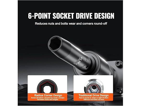 1/2" Drive Impact Socket Set