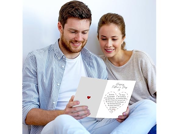 Peabownn Fathers Day Card for Husband