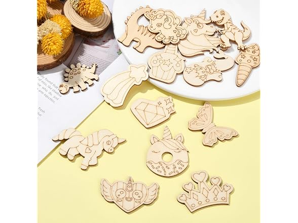 Stiesy 100 Pcs Fairy Tales Theme Unfinished