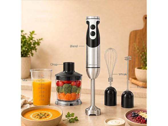 MegaWise 5-in-1 Hand Blender
