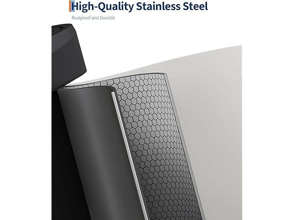 21.1 Gal/80L Stainless Steel Trash Can with Soft-Close Plastic Lid