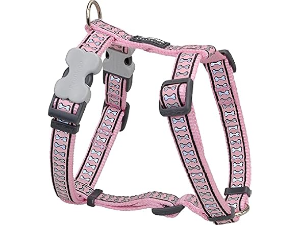 Red Dingo Reflective Dog Harness, Small, Pin