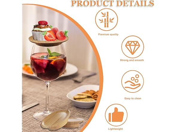 Bamboo Wine Coasters and Charcuterie Board Set