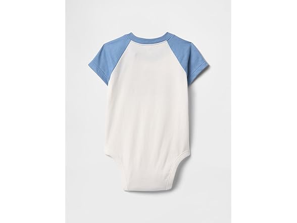 GAP Girls (18-24 MOS) Short Sleeve Logo Bodysuit