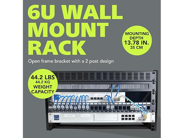 Pearington 6U Wall Mount Network Rack