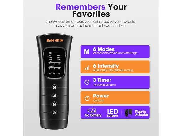 SAN HIMA Air Compression Leg Massager