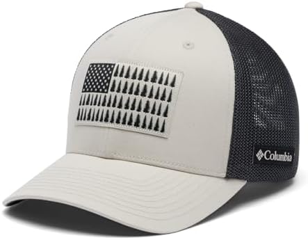 Columbia Unisex Tree Flag Mesh Ball Cap