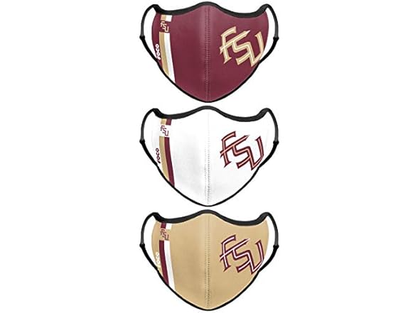 NCAA Sport Face Cover 3pk