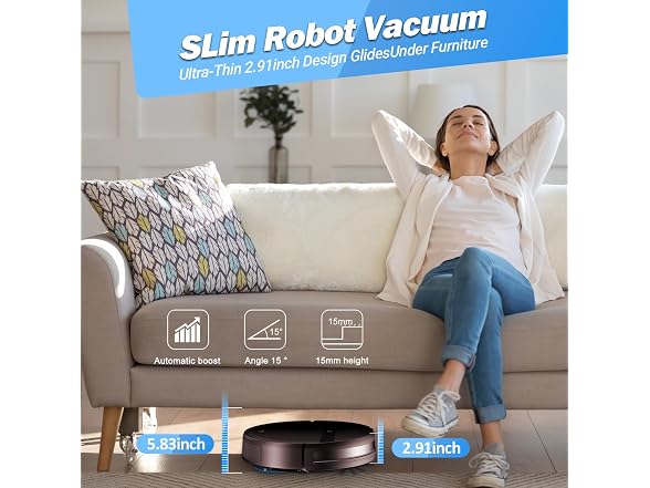 MANVINS Robot Vacuum and Mop Combo