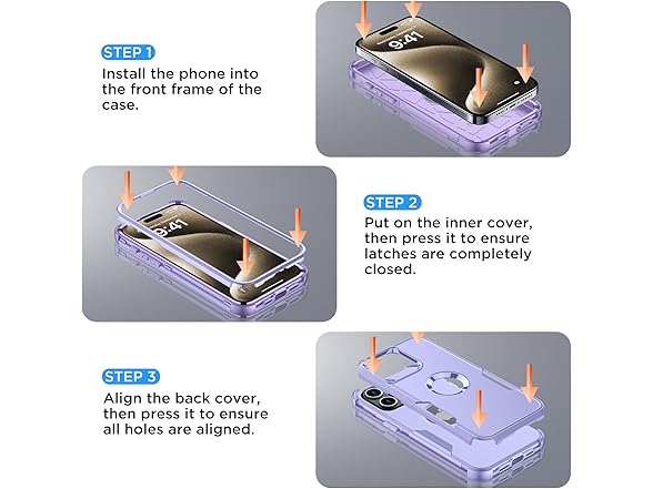 WAVELIFE for iPhone 15 Pro Max Case