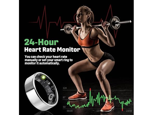 FAHKNS Smart Health Ring for Women